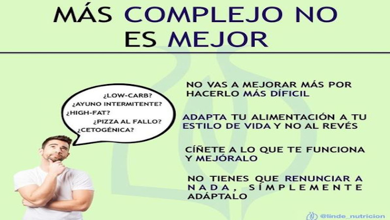 Más complejo no es mejor