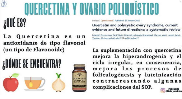 Quercetina y ovario poliquístico
